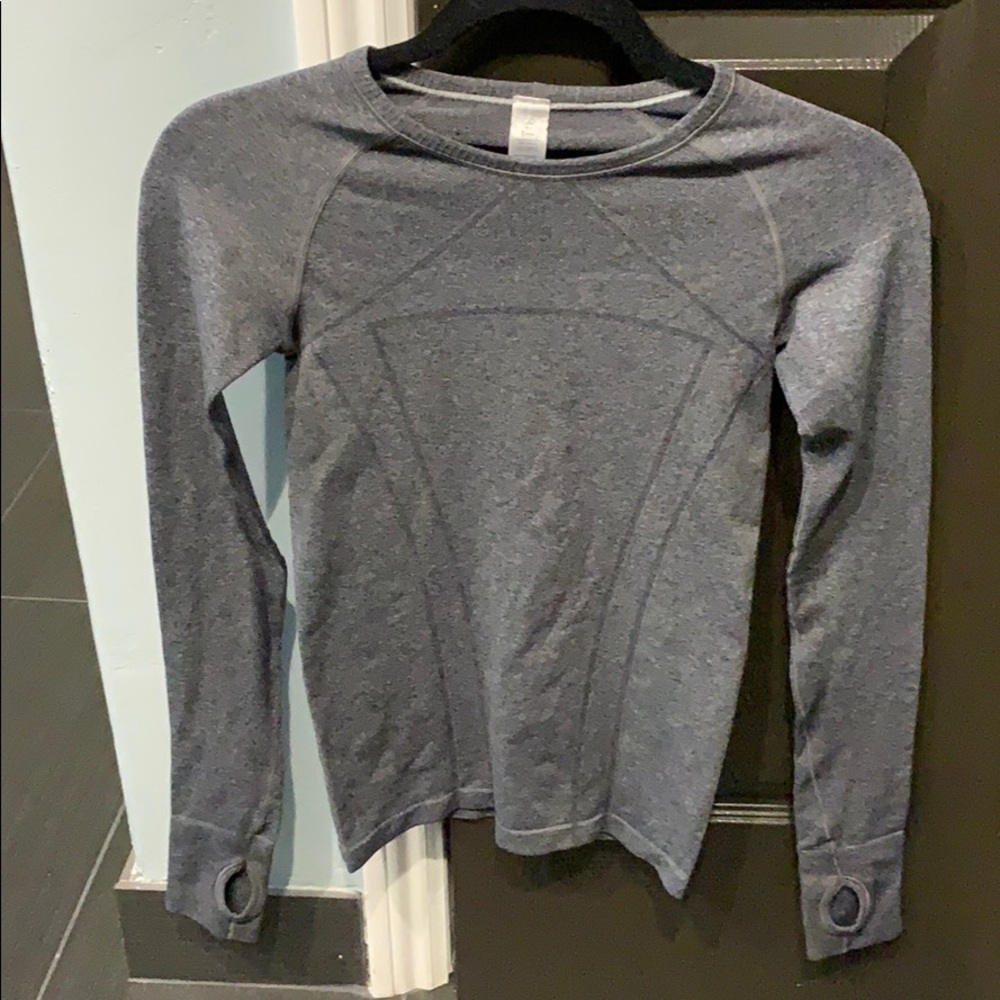 Ivivva long sleeve grey top size M